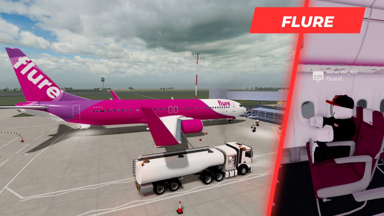 ROBLOX Airline Flight Review | Flure | Boeing 737-900 | Economy Class