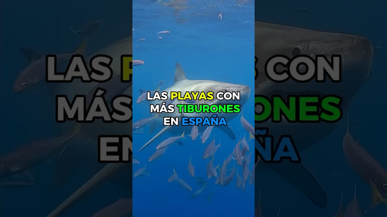 Las playas con m&aacute;s tiburones en Espa&ntilde;a 😨#tibur&oacute;n #viral #playa #alerta #grancanaria