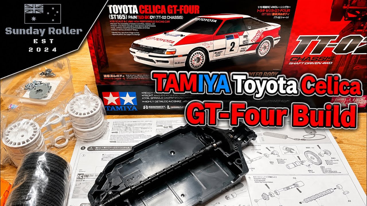 Tamiya Toyota Celica GT-Four RC Car Build part 1