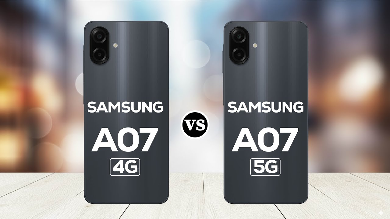 Samsung Galaxy A07 5G vs A07 4G: Which Budget Phone Wins in 2026? Full Comparison!