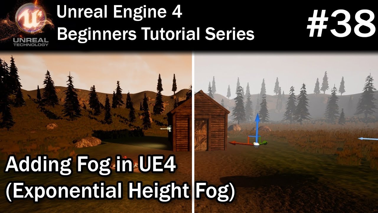 #38 Adding Fog to a Level in UE4 | Unreal Engine 4 Tutorial for Beginners