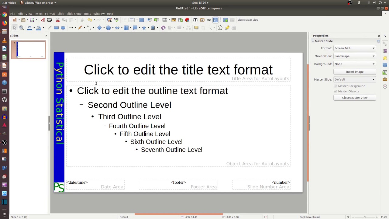 Customise Your LibreOffice Impress Slides