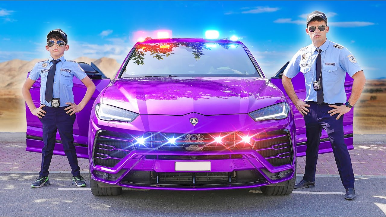 Detective Jason and Alex in Lamborghini Adventure