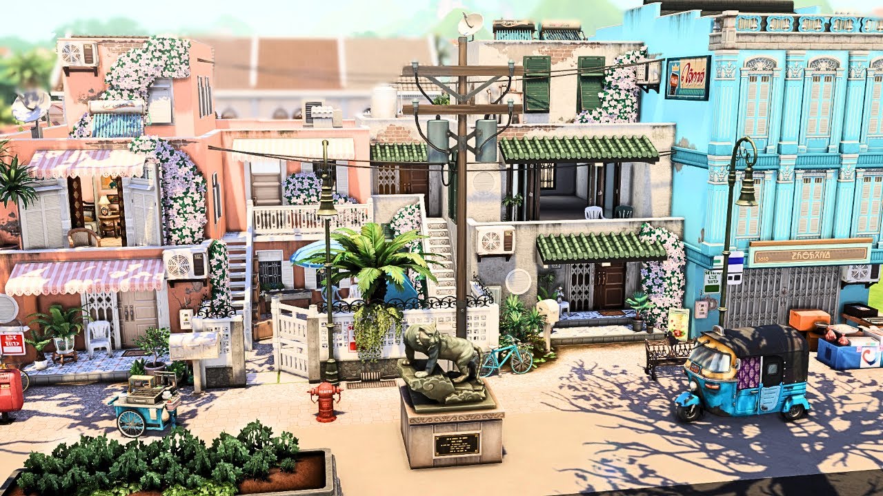 Tomarang Apartments | The Sims 4 - Speed Build (NO CC)