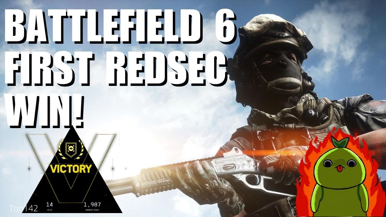 FIRST WIN ON BATTLEFIELD REDSEC! (First Game!)