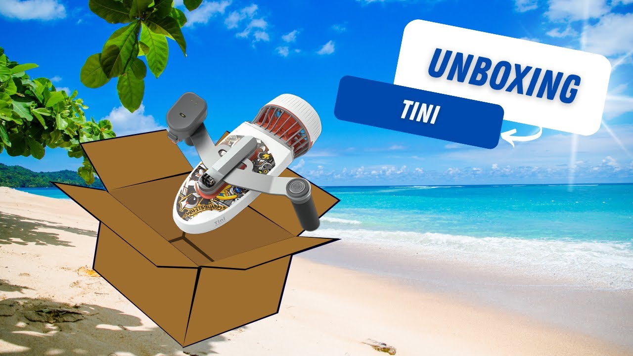 Unboxing du scooter sous marin Sublue WhiteShark Tini