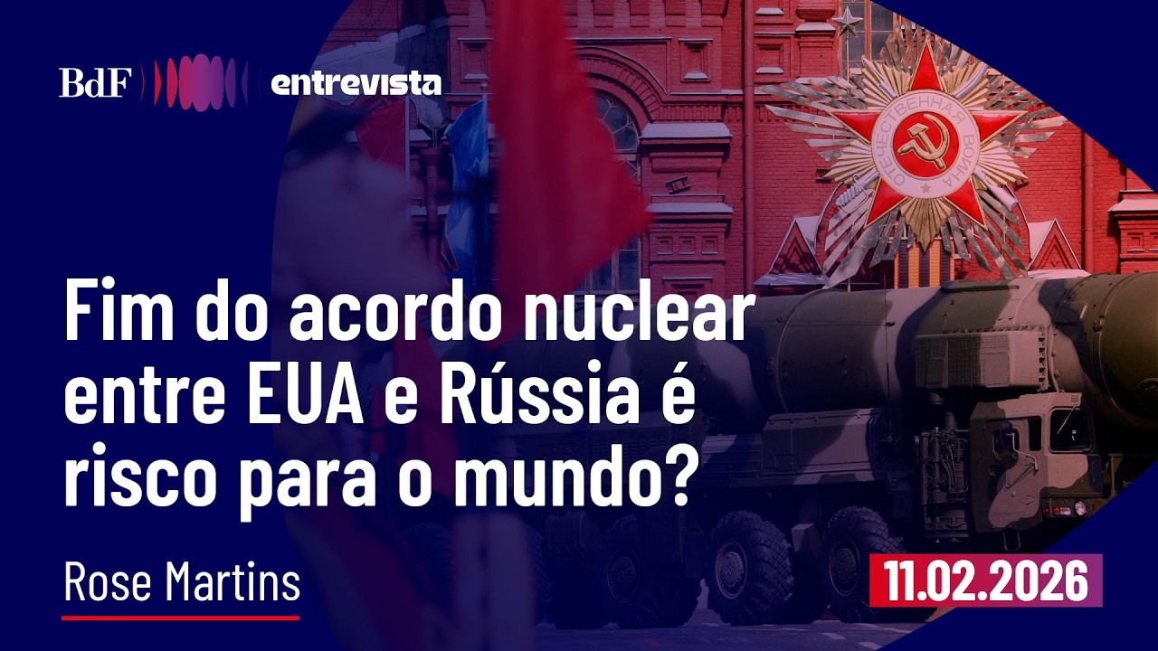 Fim do acordo nuclear entre EUA e Rússia é risco para o mundo? | BdF Entrevista Rose Martins