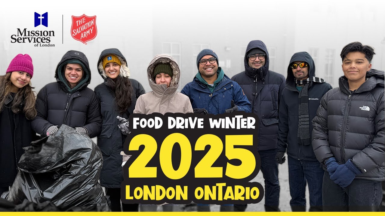 Winter Food Drive 2025 in London Ontario Canada!🇨🇦 🍲 