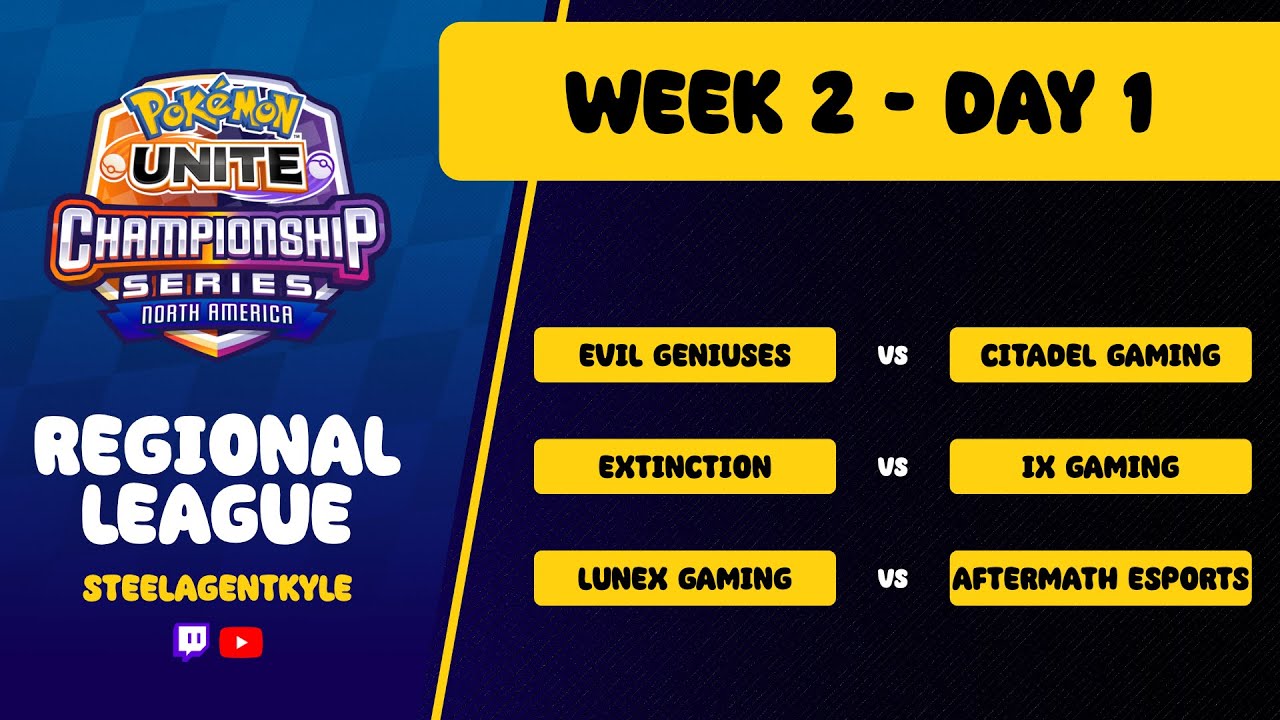 Pokemon Unite Championship Series Regional League | North America Week 2