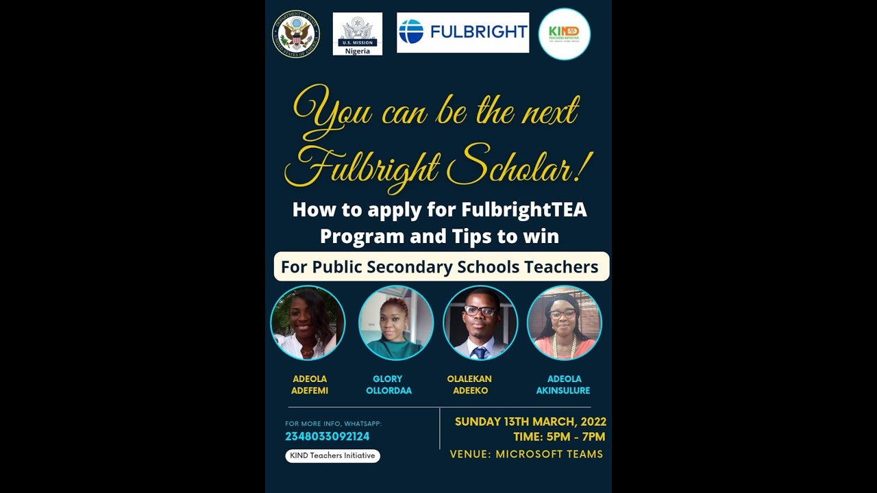 How to apply for Fulbright Teaching Excellence & Achievement program and tips to win in Nigeria 🇳🇬.