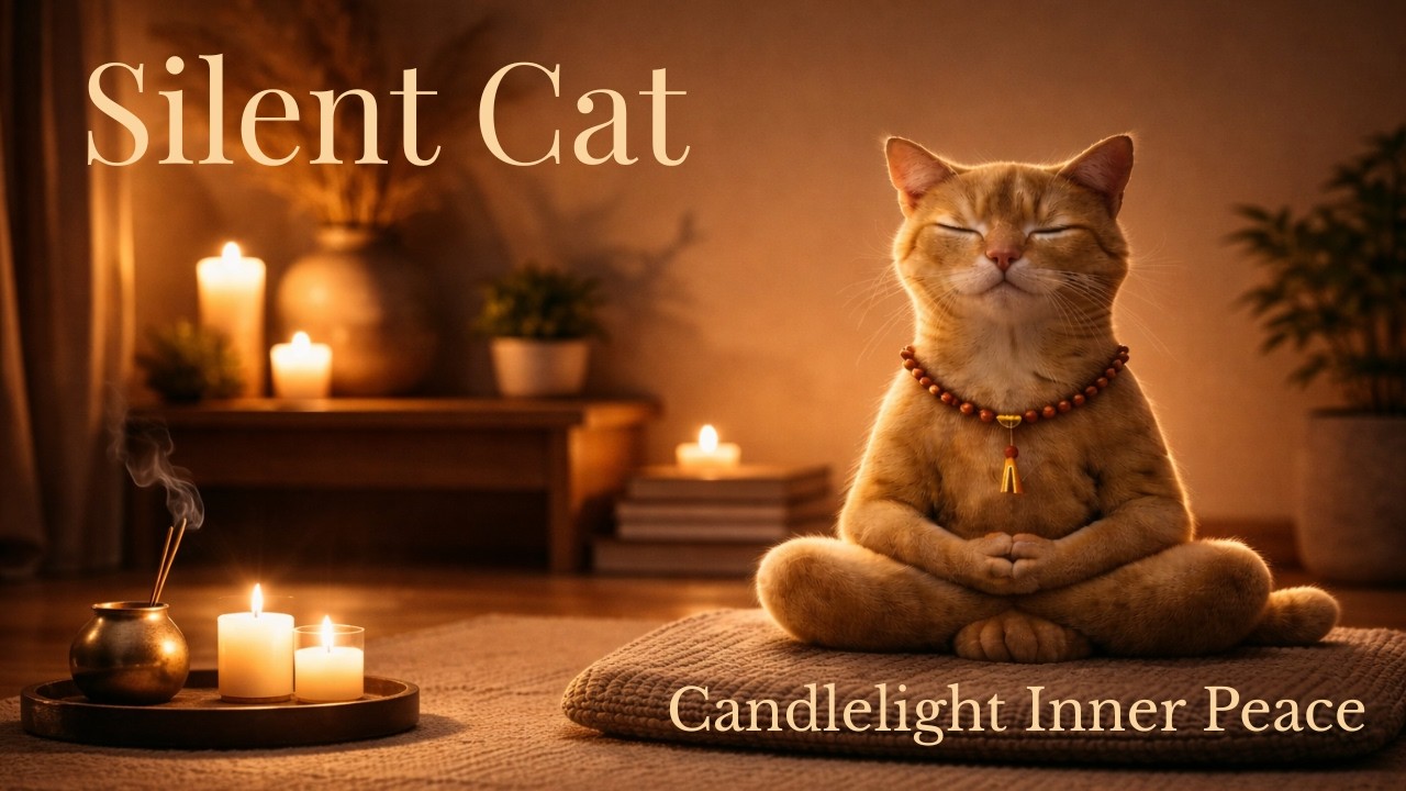 Silent Cat | with RAF - Candlelight Inner Peace (Inner Peace Meditation)