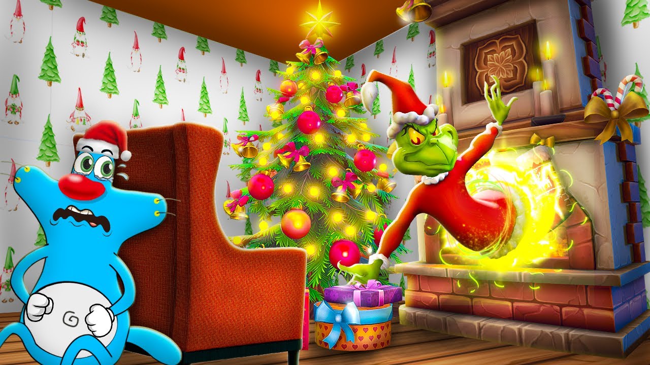 Roblox Grinch Story  Of Christmas With Oggy And Jack | Rock Indian Gamer |