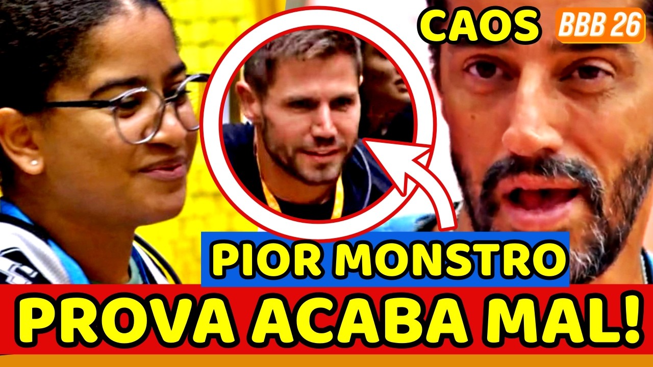 🚨🔥BBB26 AGORA: TERR&Iacute;VEL! MILENA VENCE, CAUSA T3RROR NA PROVA  e PIOR MONSTRO RENDE TRETA