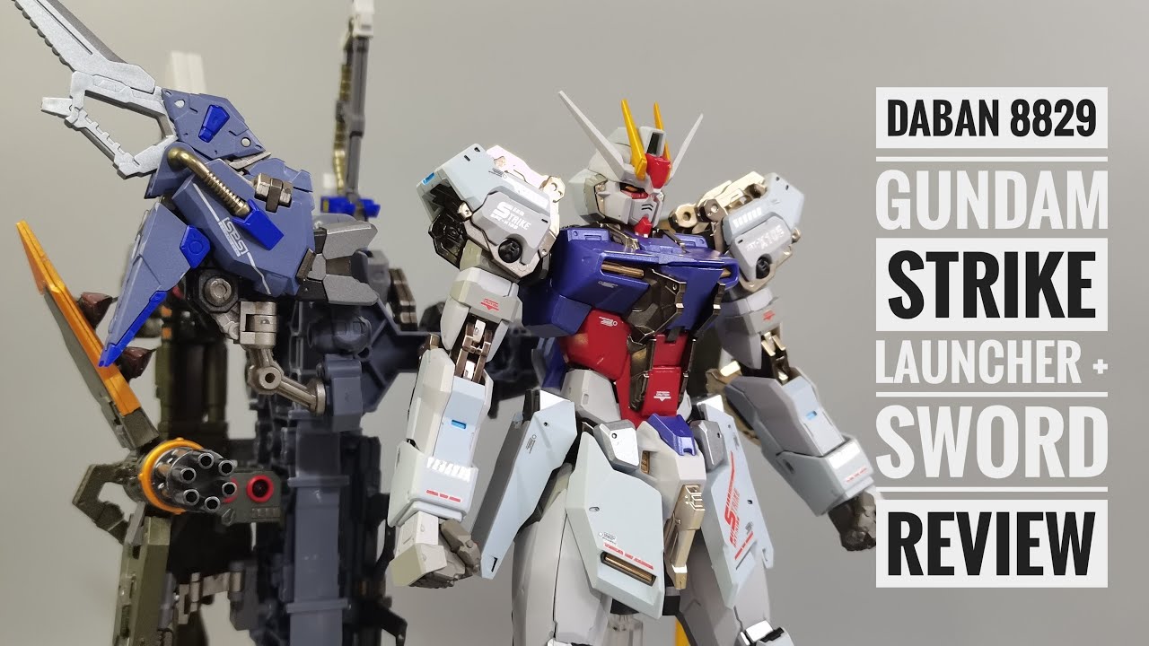 Daban 8829 MB Strike Gundam Launcher Striker + Sword Striker Review