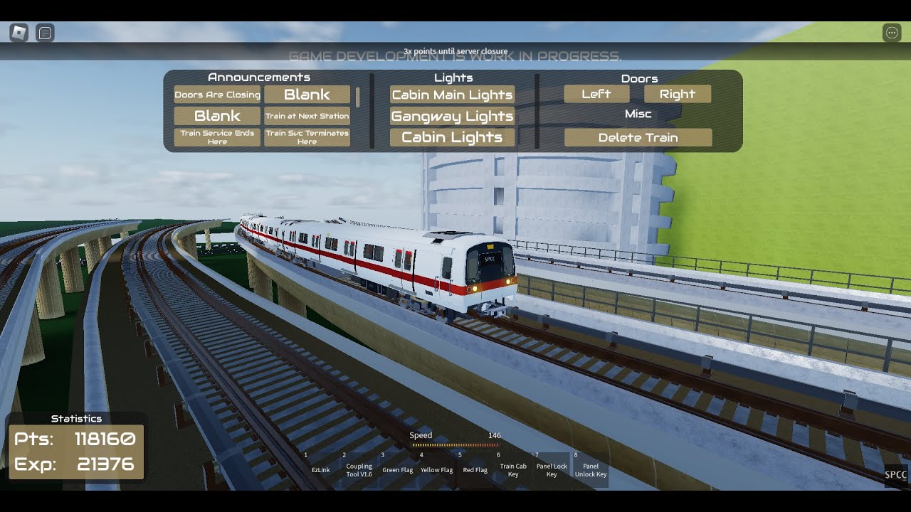 Roblox SPCC NSEWL 2024 | Driving the Fastest SIE train On the EWL from Boon lay - Tanjong Pagar