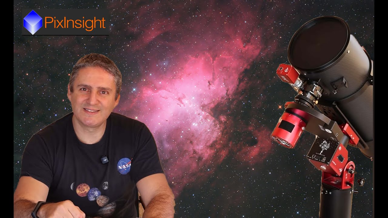 Pixinsight Tutorial LRGB con camera Mono