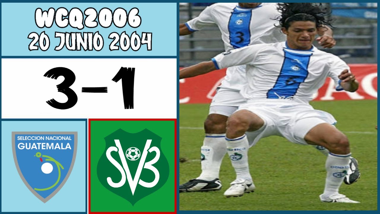 Guatemala [3] vs. Suriname [1] FULL GAME -6.20.2004- WCQ2006