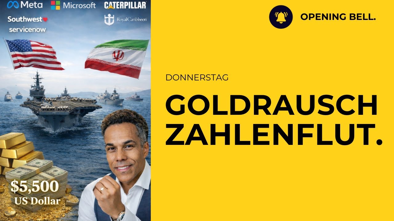 GOLD steigt weiter | USA & Iran Eskalation? | Carvana Short Seller Attacke