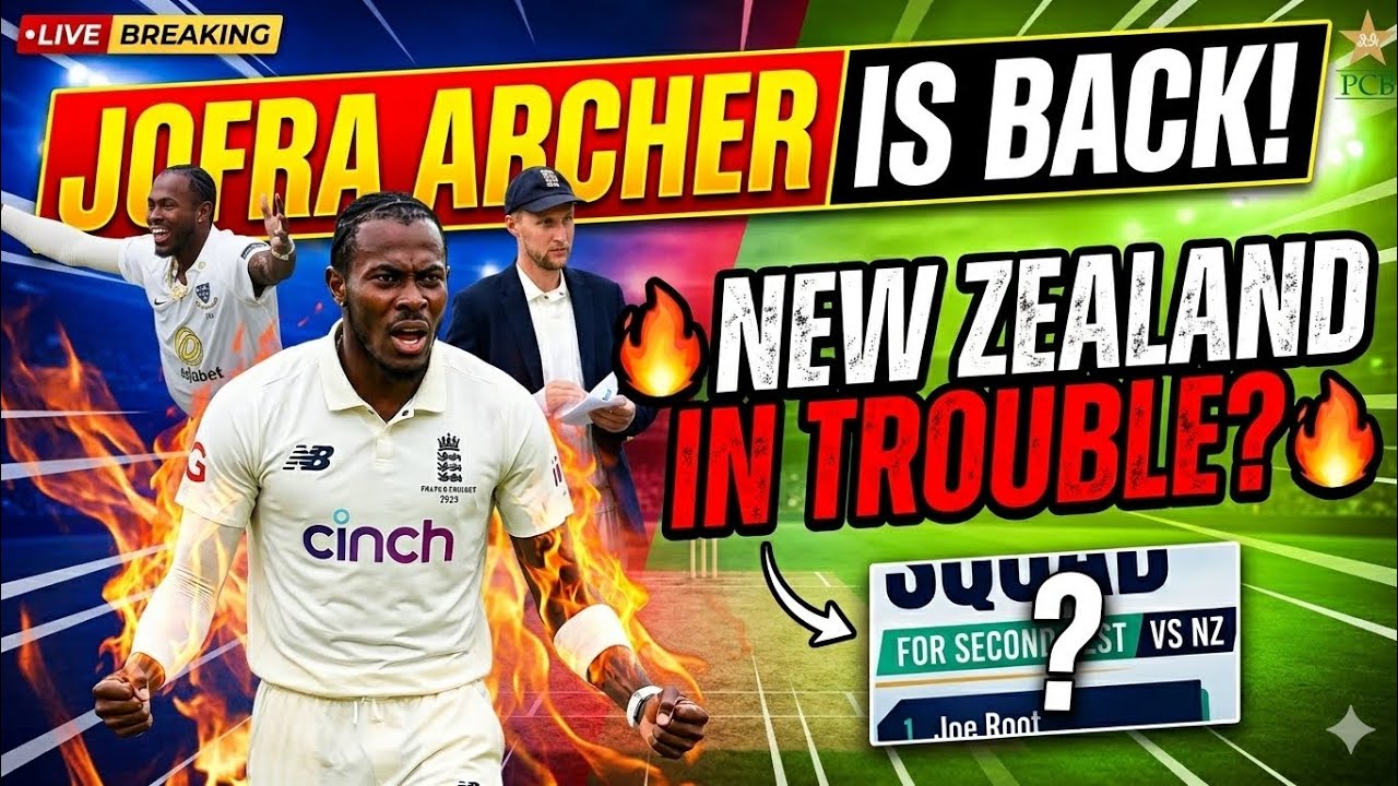 Jofra Archer IS BACK! 🔥 New Zealand in BIG Trouble? | England vs NZ 2nd Test Shock