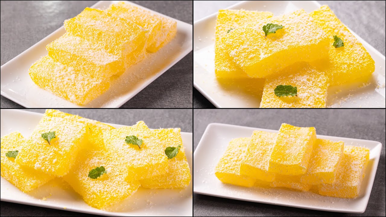 LEMON DELIGHT | LEMON JELLY DESSERT | NO-BAKE LEMON DESSERT | N'Oven