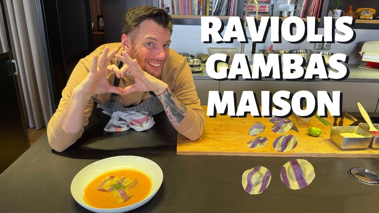 RECETTE DE NORBERT : RAVIOLIS MAISON SAINT-VALENTIN !
