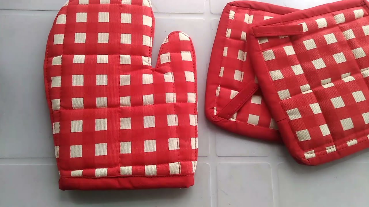 fırın eldiveni ve tutacak dikimi