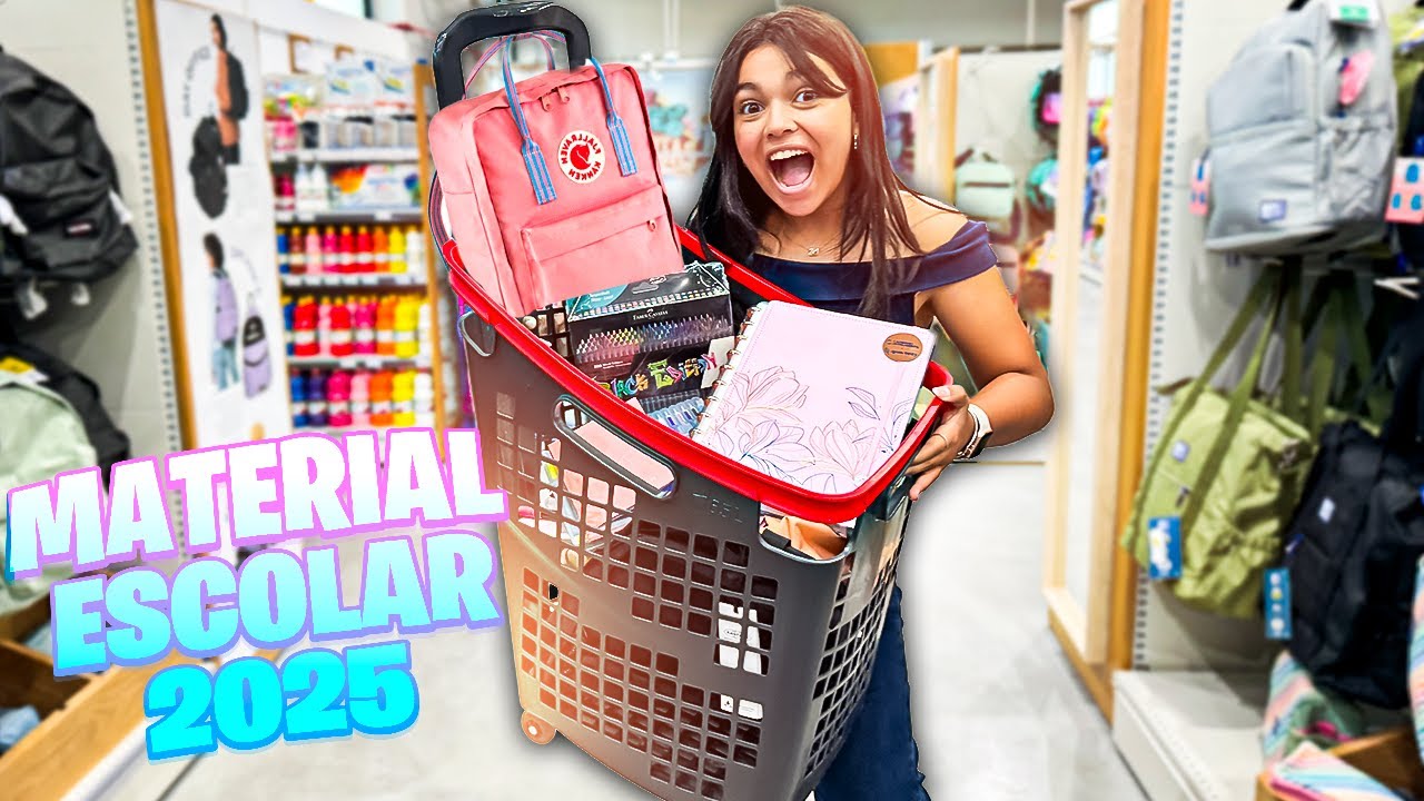 COMPRANDO MEU MATERIAL ESCOLAR 2025 | ENSINO MÉDIO