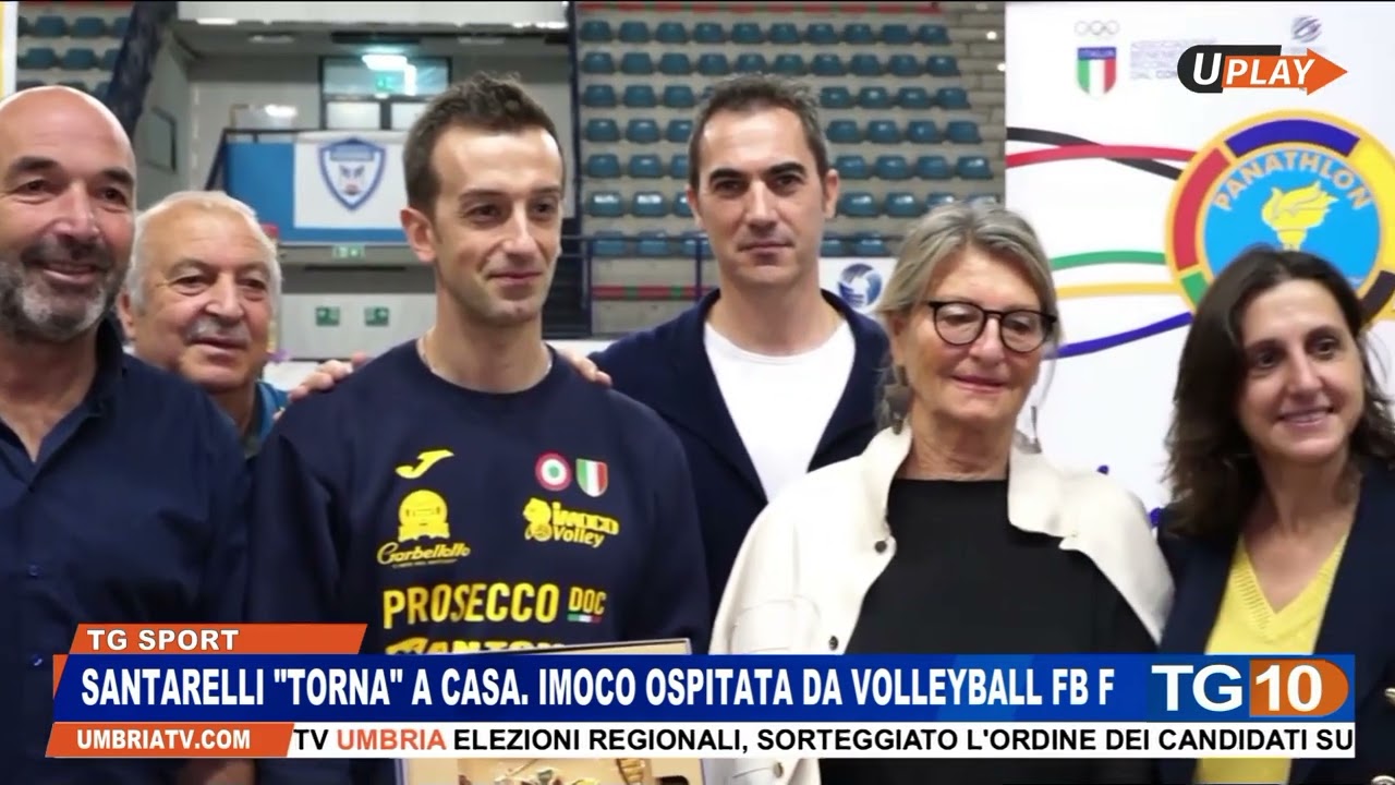 L'Imoco con Santarelli accolta a Foligno Umbria TV
