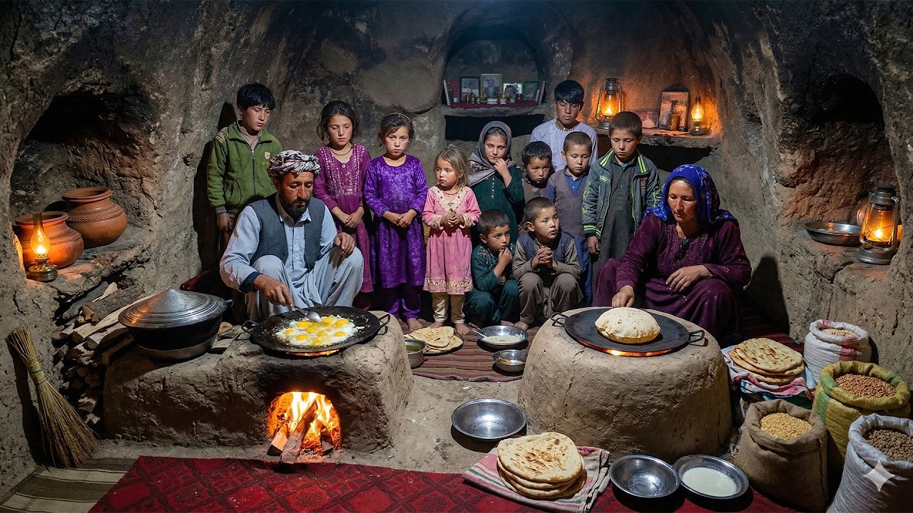 Inside the Cave: A Family Cooking Iftar Together