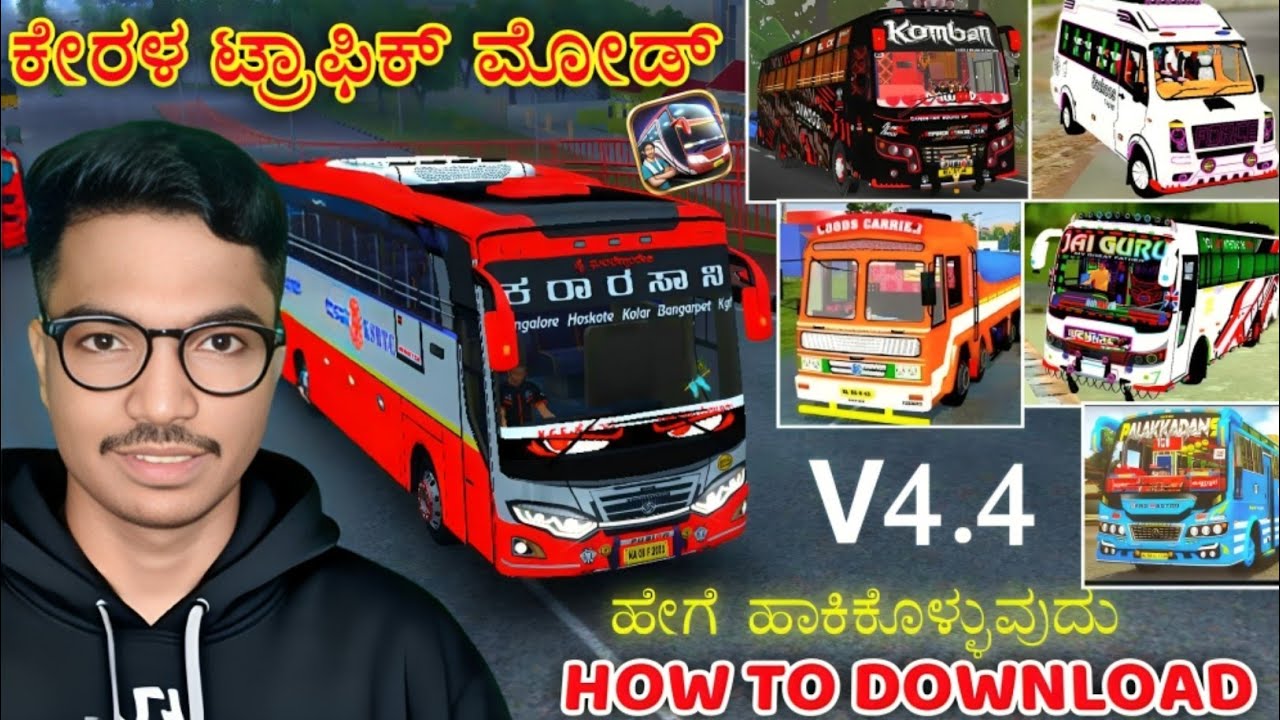 🤩Bussid V4.4 Kerala Traffic Mod Download For Bus Simulator Indonesia!