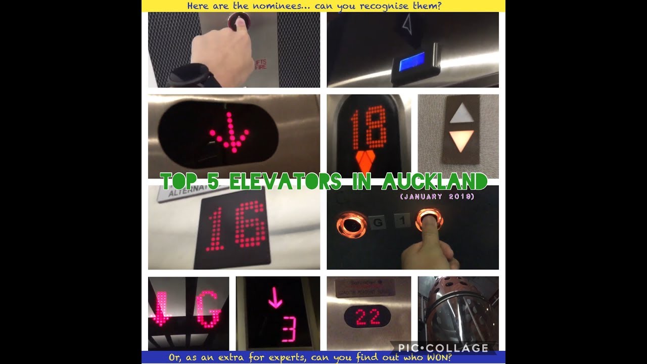 5️⃣ Top 5 Elevators of Auckland (January 2019) 5️⃣