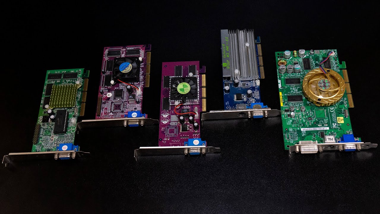 Продолжаю тестировать видеокарты: GeForce 2 MX200/400, GeForce2 Ti, GeForce4 MX440, FX5200