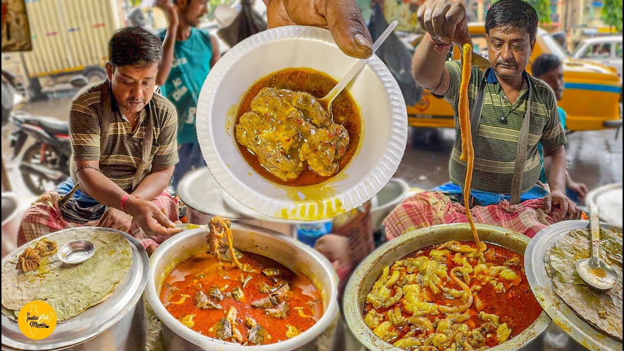 Bappi Da Ki A to Z Wali Bengali Mutton Curry Rs. 20/- Only l Kolkata Street Food