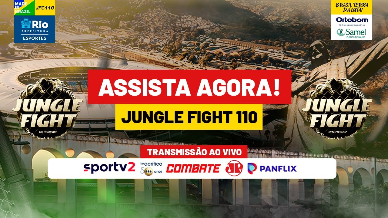 AO VIVO | JUNGLE FIGHT 110 | EVENTO COMPLETO