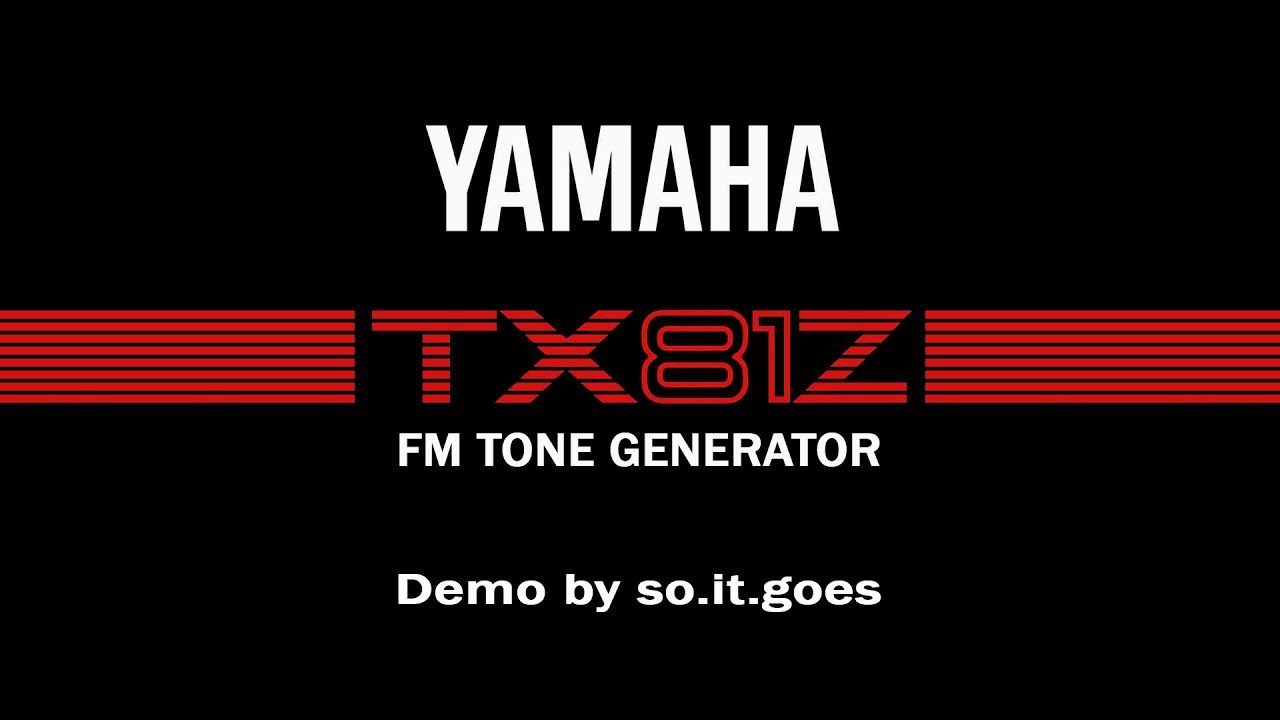 Yamaha TX81Z Custom Patch Demo (No Talking)