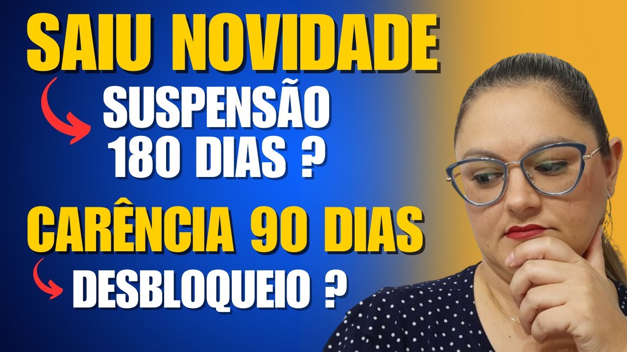 🔴 SAIU NOVIDADE NA SUSPENSÃO DOS CONSIGNADOS POR 180 DIAS ? - EXISTE CARÊNCIA PARA DESBLOQUEIO ?