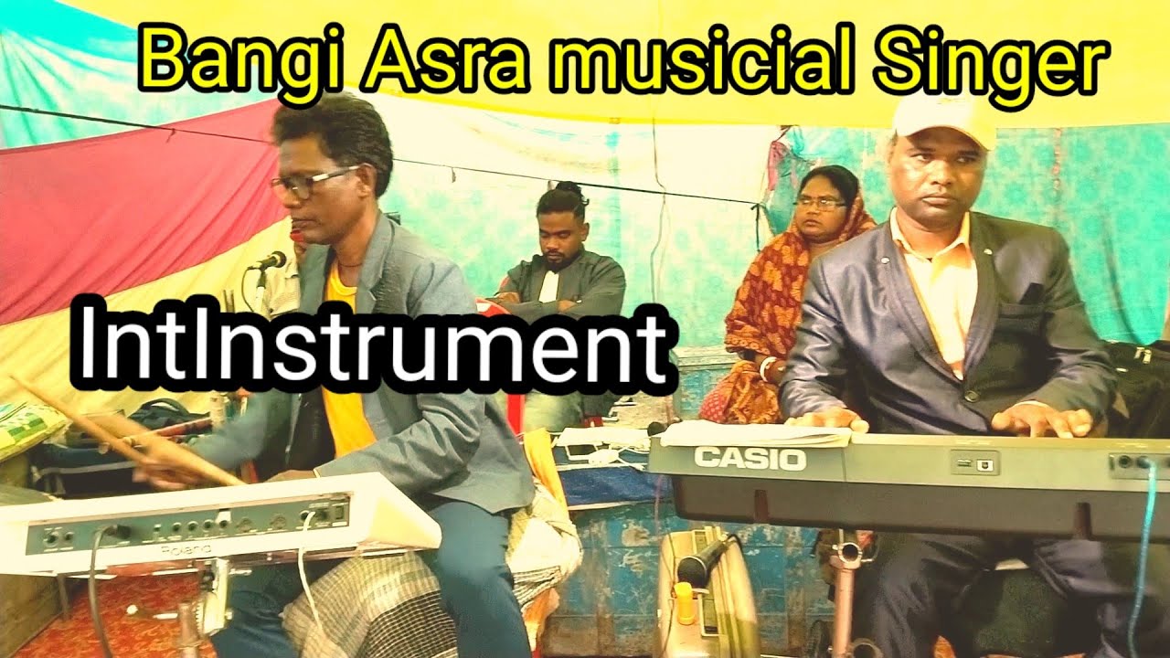 Bangi Asra musician singer instrument Santhali video