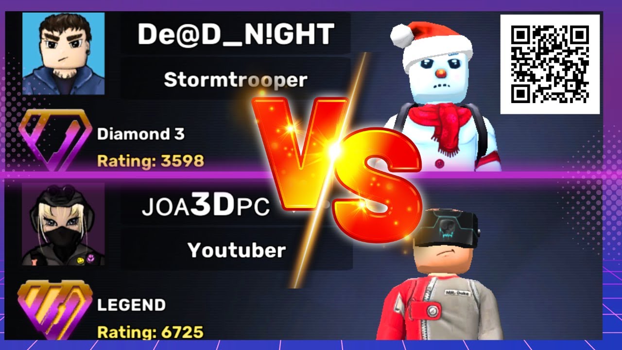 🟡 PVP | De@D_N!GHT vs JOA3DPC | KUBOOM 3D: Juegos de FPS #kuboom #kuboomgameplay #pvp #skins #viral