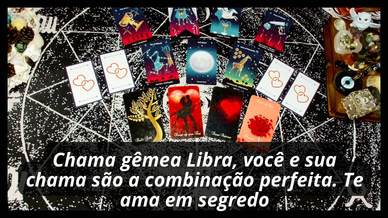 Chama gêmea Libra, você e sua chama são a combinação perfeita. Te ama em segredo