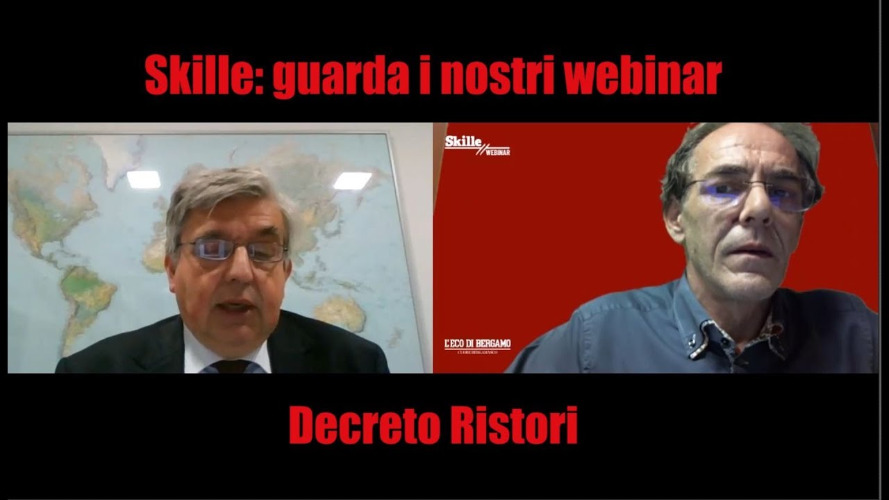 Decreto Ristori: webinar per tutti gli aiuti alle aziende