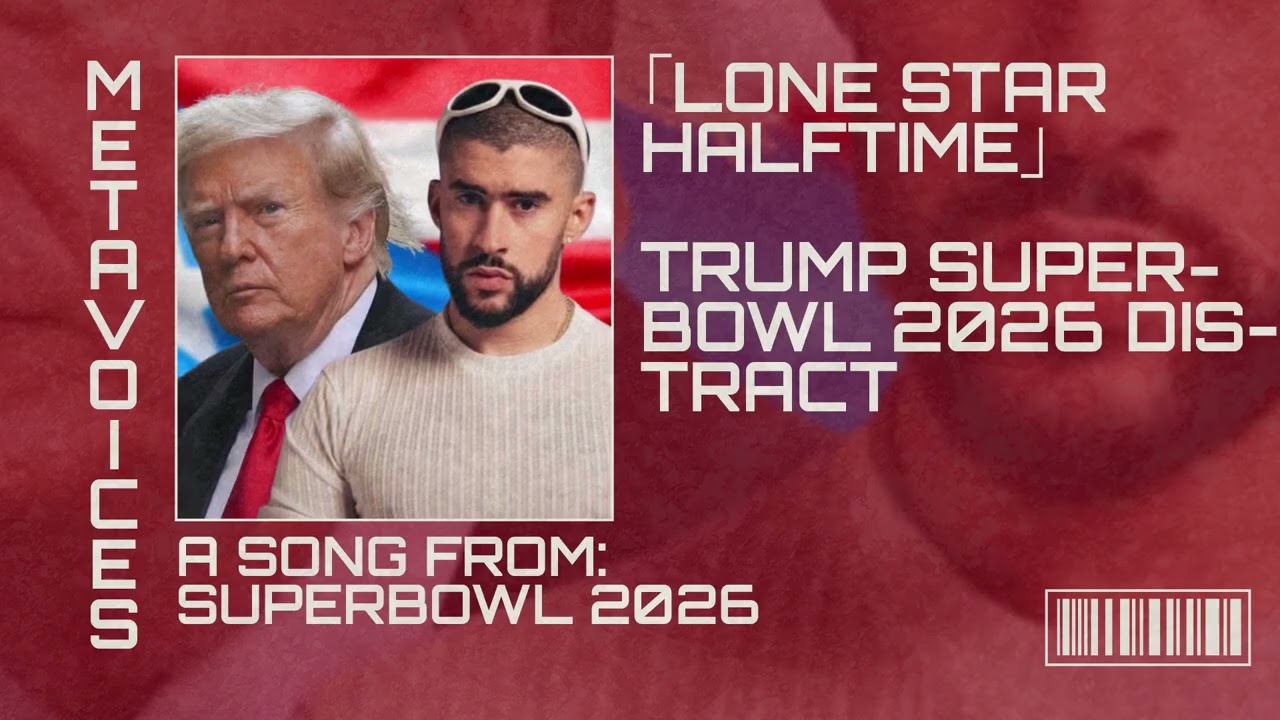 TRUMP RAP CLASH BAD BUNNY FOR SUPERBOWL 2026 HALFTIME SHOW - LONE STAR HALFTIME