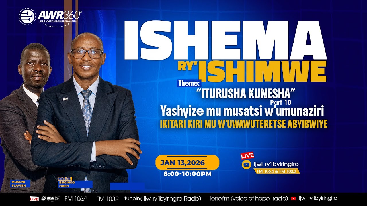 🛑LIVE: ITURUSHA KUNESHA 10: YASHYIZE MU MUSATSI W'UMUNAZIRI IKITARI KIRI MU W'UWAWUTERETSE ABYIBWIYE