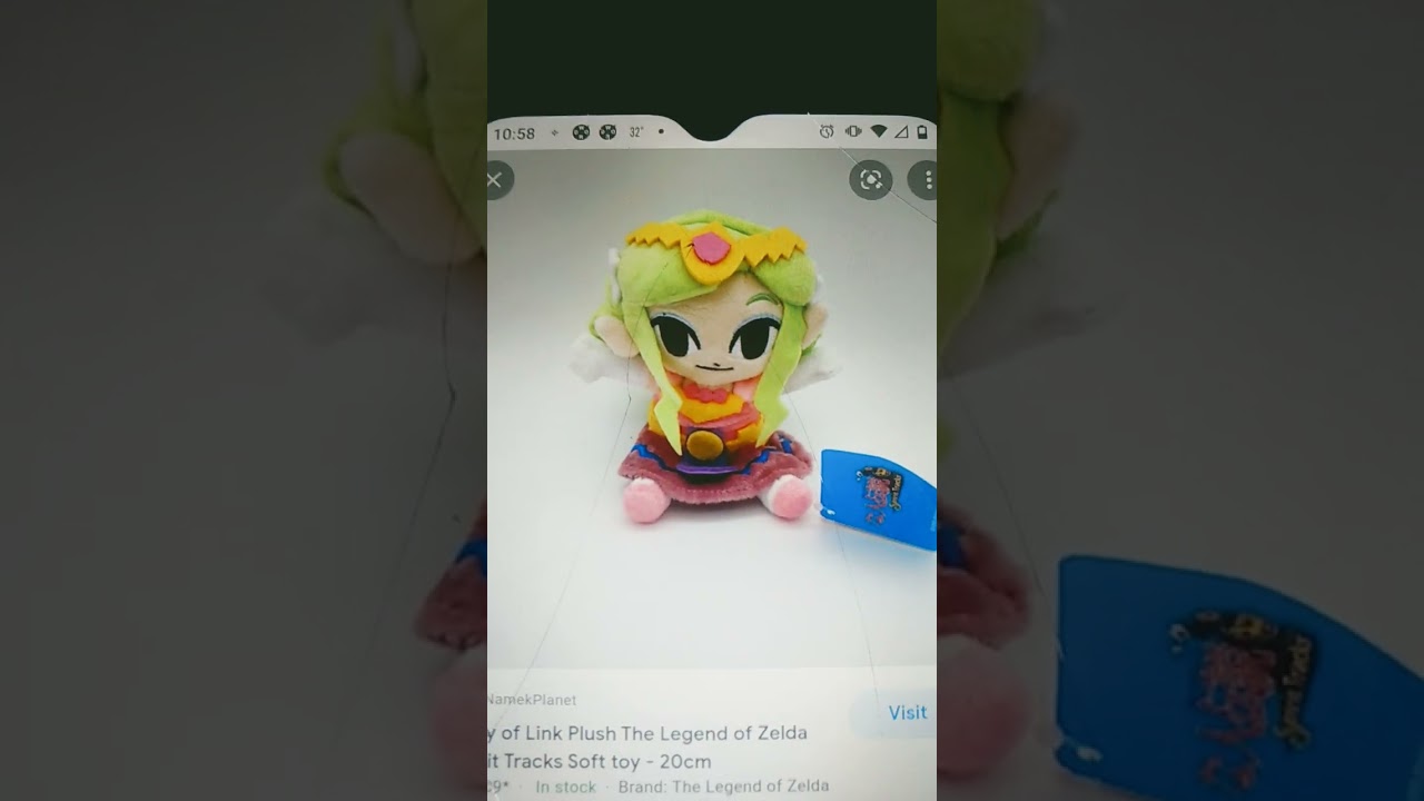 fake vs official the legend of Zelda plushies.