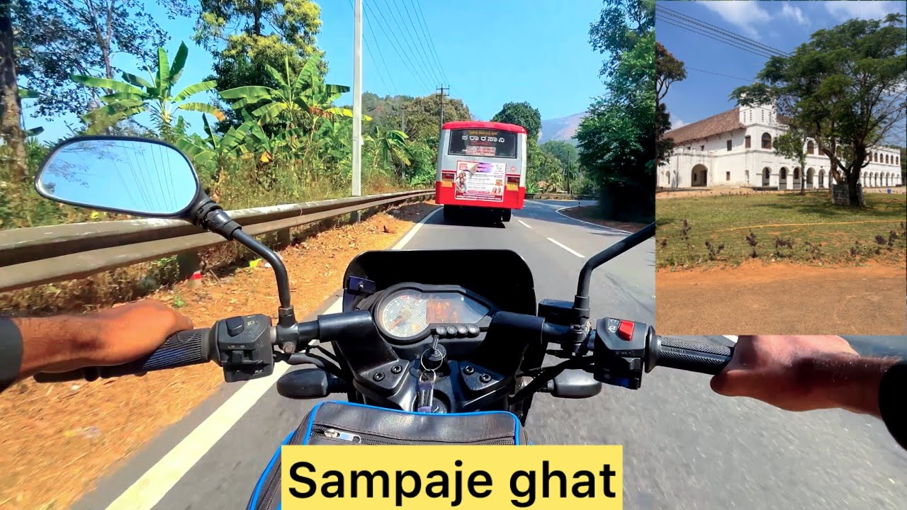 Bike trip to madikeri | Sampaje ghat | coog |malayalam