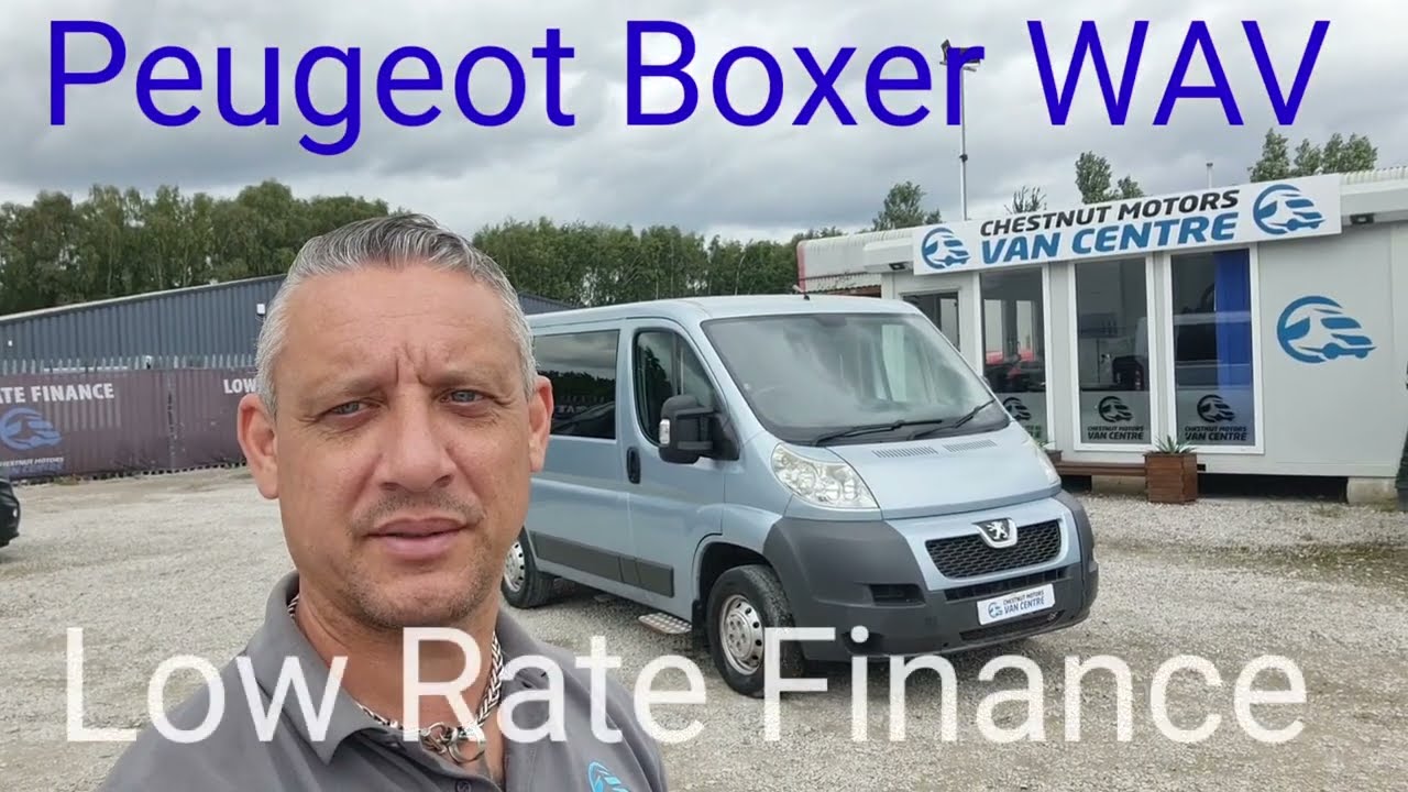 Peugeot Boxer 333 WAV Wheelchair Access Vehicle Camper Conversion Day Van Air Con No VAT