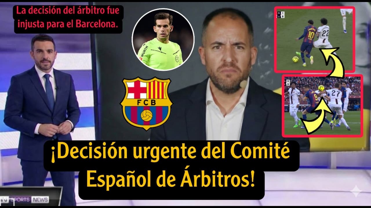 ¡Decisión urgente del Comité de Árbitros español tras el partido Barcelona vs Real Mallorca!