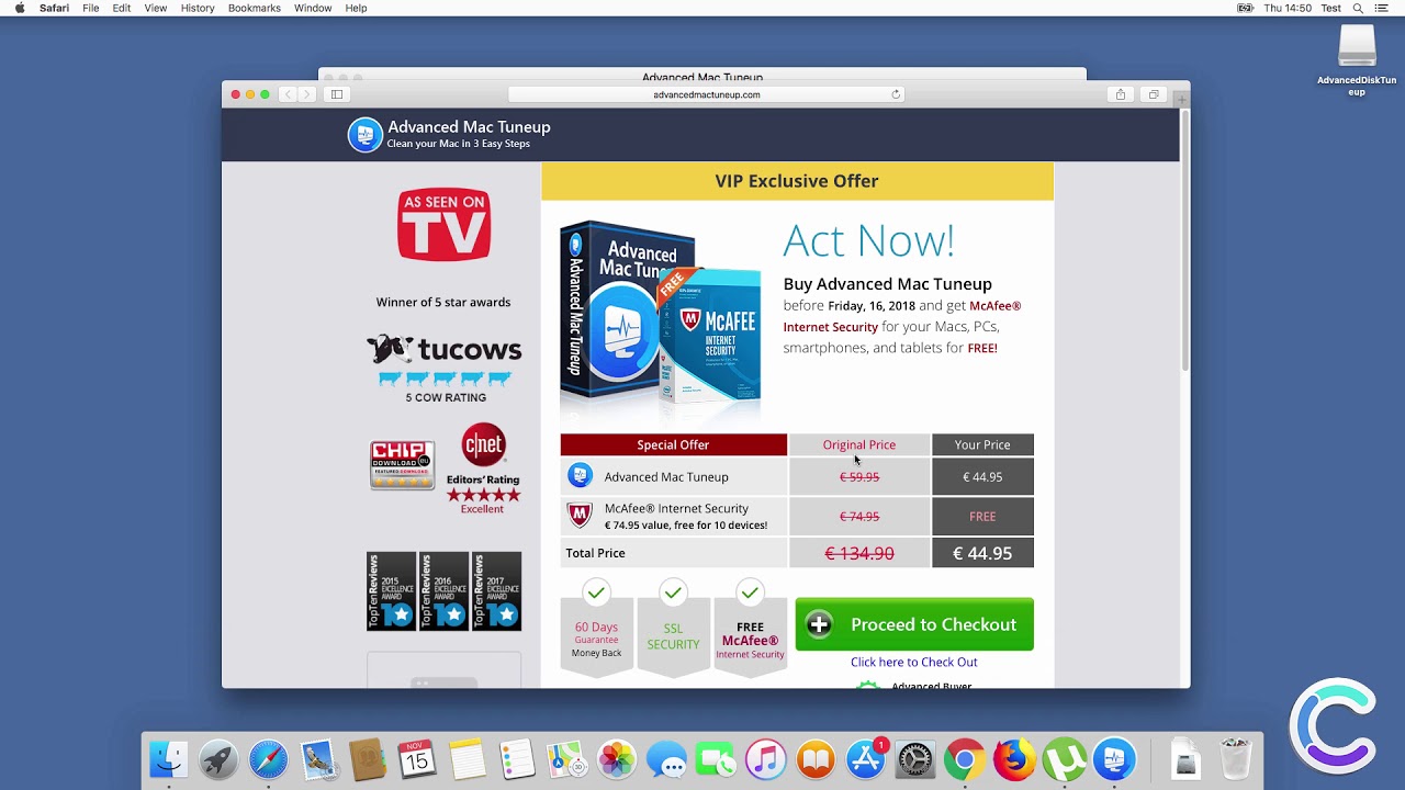 How to remove Advanced Mac Tuneup - potentially unwanted application using Combo Cleaner?