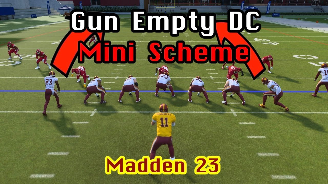 ALL OUT PASSING ATTACK! Gun Empty DC Mini Scheme | Madden 23 Tips & Tricks
