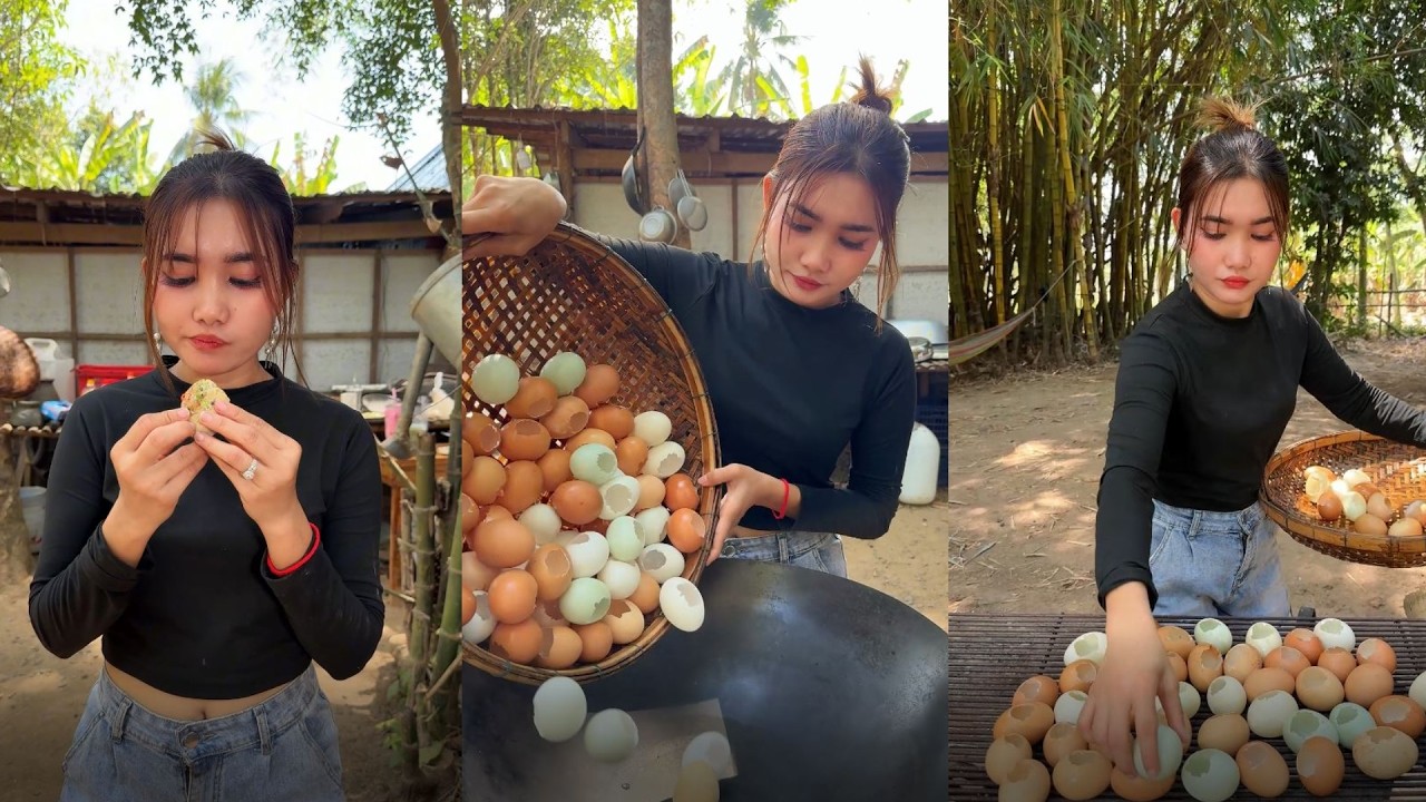 Amazing cooking roast egg recipe