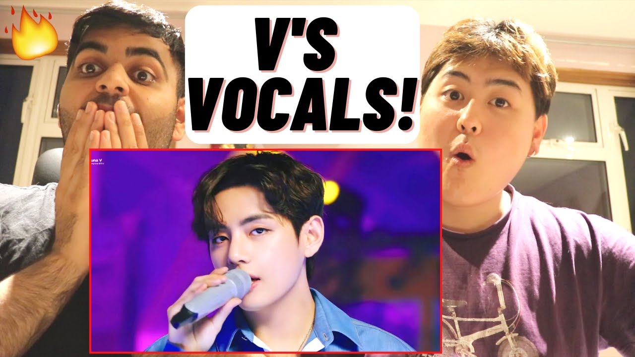 V/KIM TAEHYUNG - REAL VOICE [NO AUTO-TUNE] REACTION!🔥